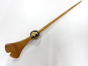 アンティーク　本つげ　漆塗り蒔絵　簪